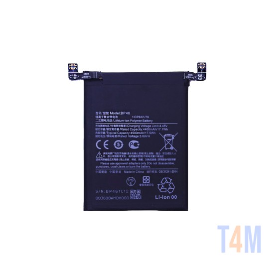 Bateria BP46 para Xiaomi 12/Xiaomi 12X 4500mAh